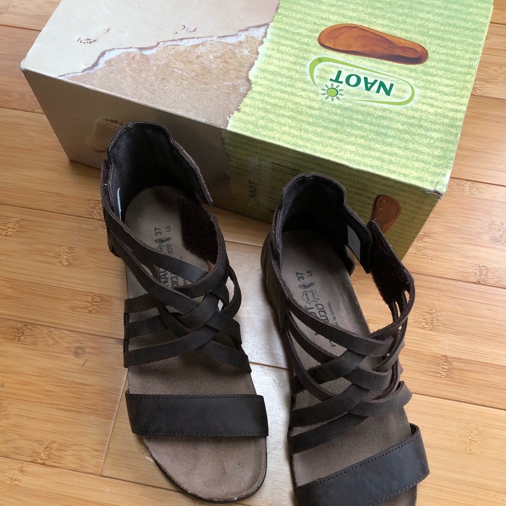 Naot Gladiator Sandals: Marita, Leather